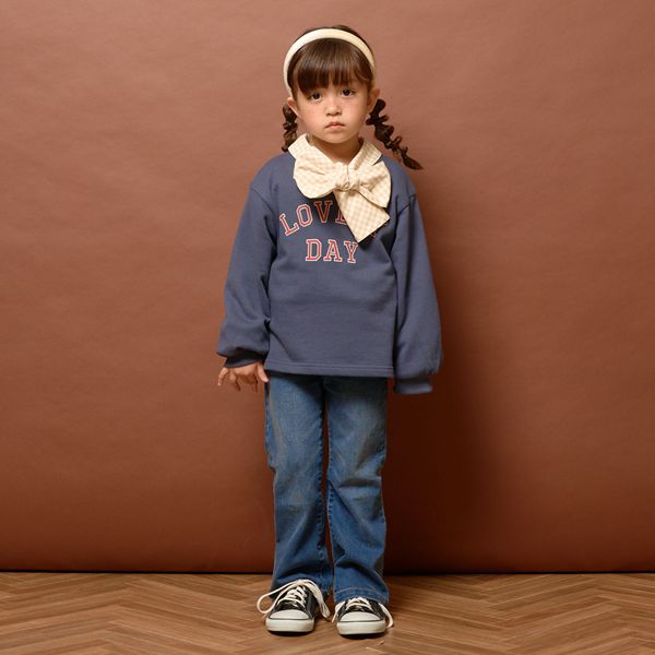 日本 Lycee mine - [推薦]定番百搭標語大學T-淺棕