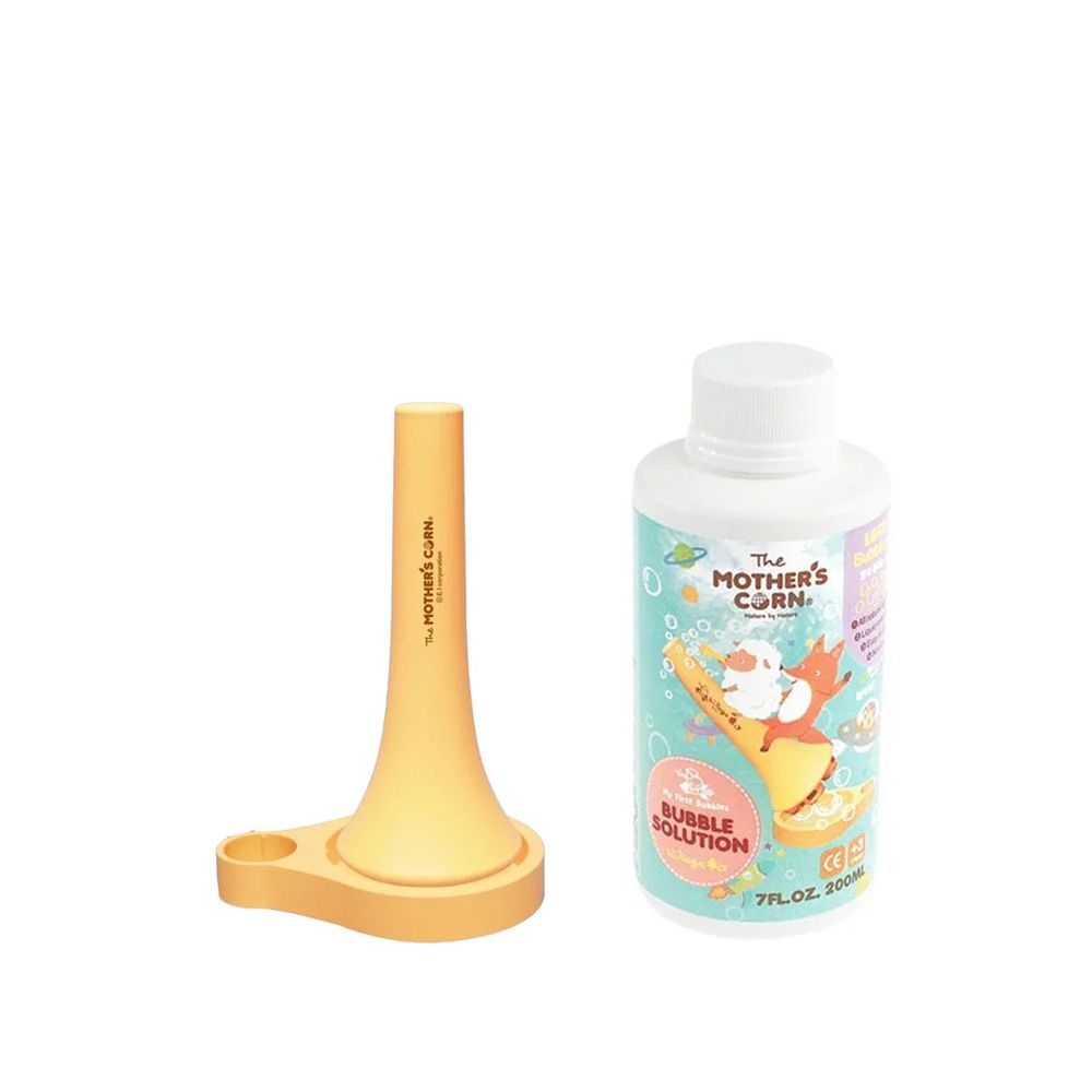 韓國 Mother's Corn - 【新品】瘋狂朵朵雲兒童泡泡玩具+兒童專用超多泡泡補充罐(200ml)