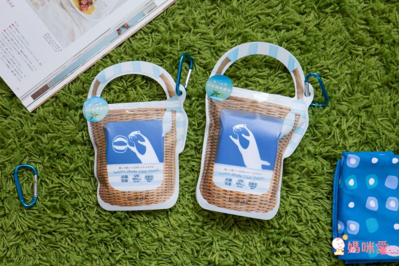 日本弘雅堂 - 抗UV水涼感巾(清新香味)-薄荷味-深藍北極熊 (M(30x100cm))