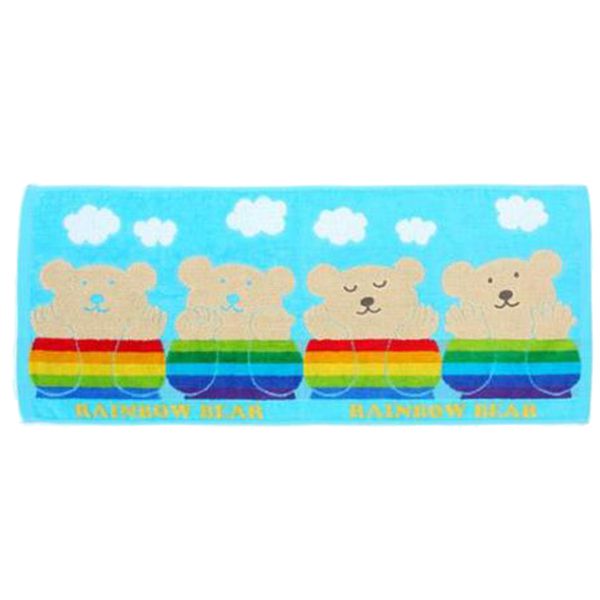 日本 Rainbow Bear	彩虹熊毛巾、方巾、擦手巾