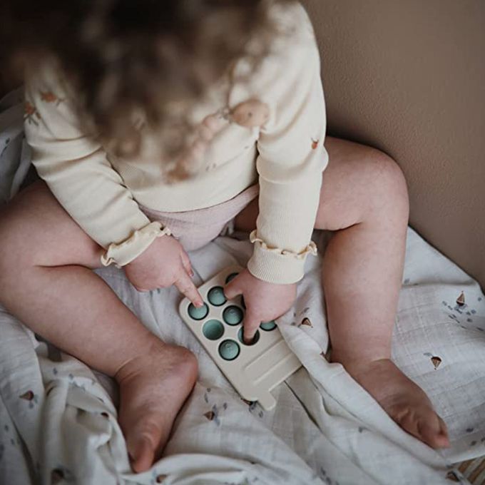 美國 Mushie - 調色盤按壓玩具