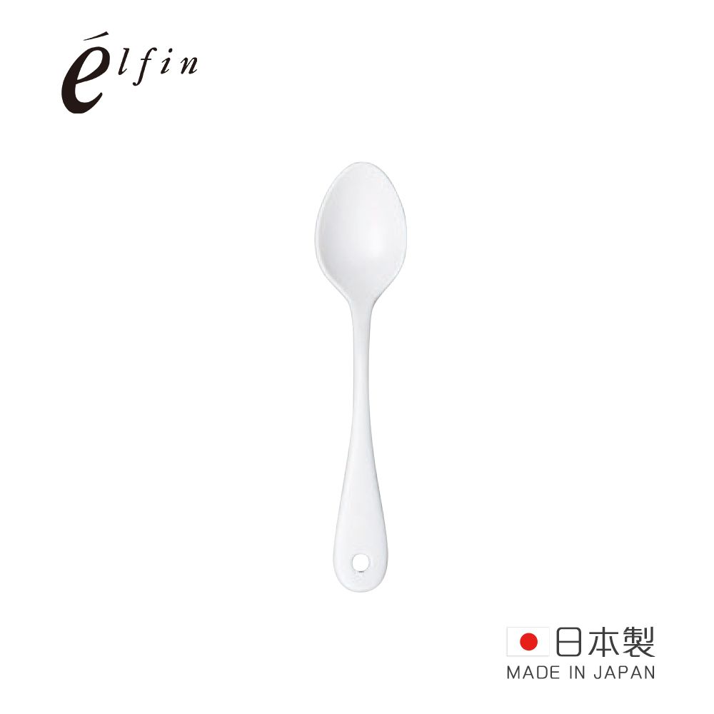 日本高桑 elfin - 日製白琺瑯水果甜點匙-2入