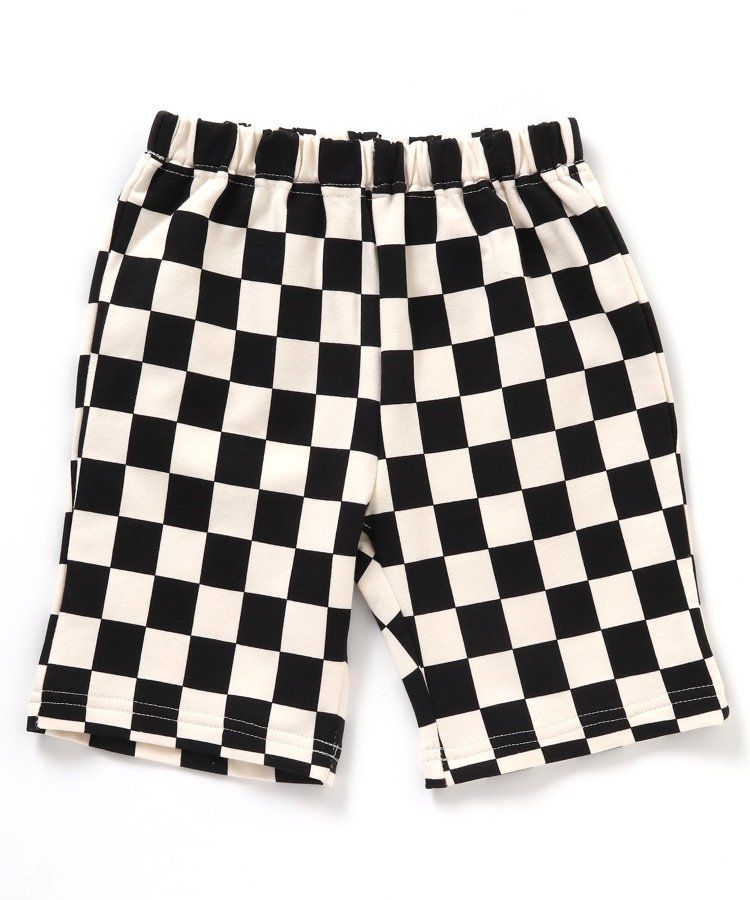 日本 BREEZE - 熱銷！百搭休閒印花短褲-乳牛紋-黑白