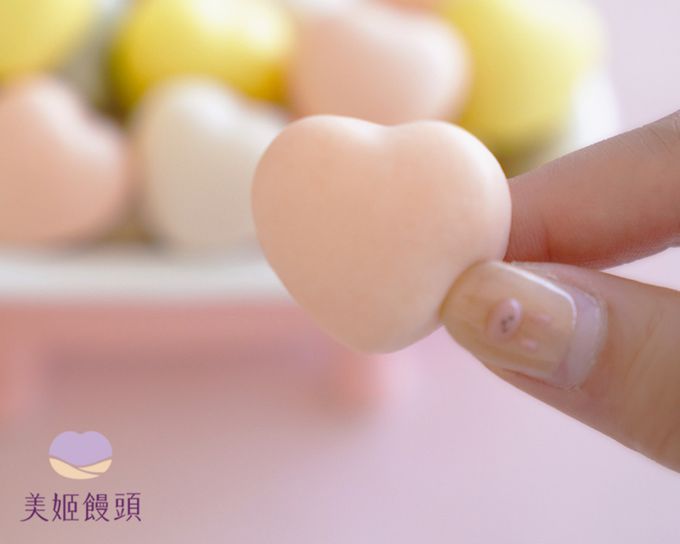 美姬饅頭 - 愛心造型一口小饅頭 (一袋)-180g