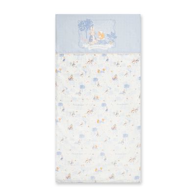 奇哥 - 悅讀比得兔乳膠床墊/嬰幼兒床墊 120X60x3.75cm(寶寶床墊 透氣床墊 睡眠墊)-藍色