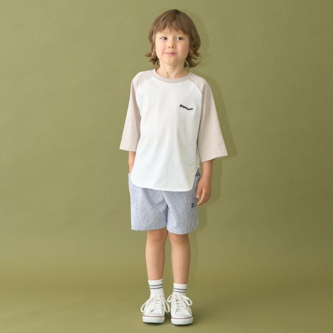 日本 b-ROOM - 時尚搭配口袋短褲(4分丈)-黑