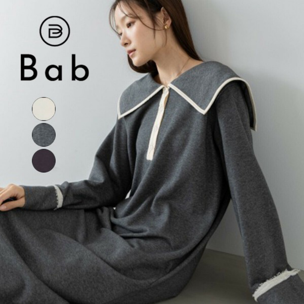 喜歡這種慵懶風～日本人氣品牌【Bab】小精品質感的洋裝必收♥♥