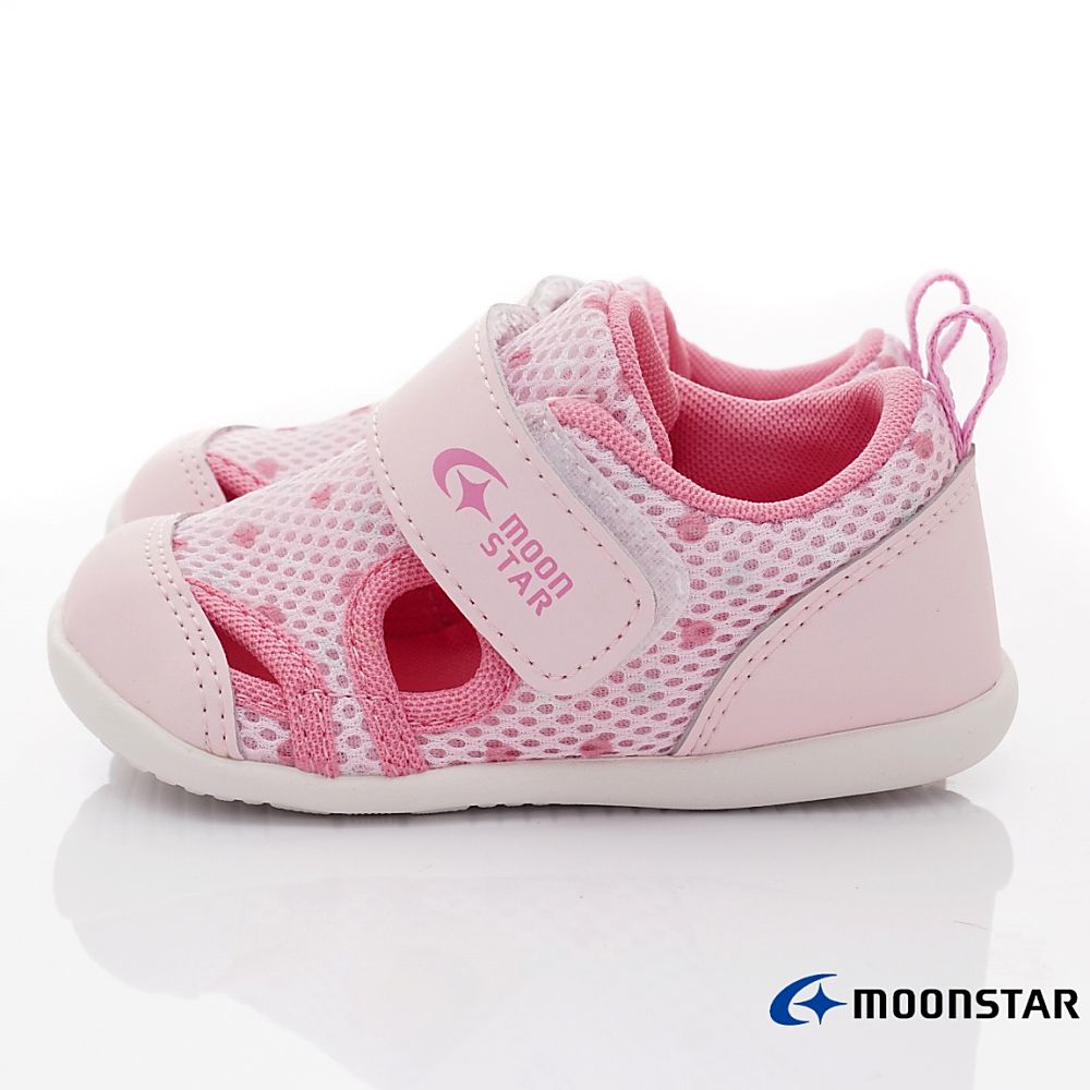 MOONSTAR日本月星 - 休閒機能寶寶學步鞋(寶寶段)-粉