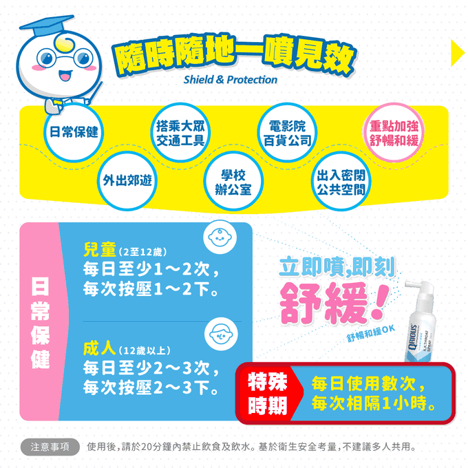 QRIOUS®奇瑞斯 - 紫錐菊KK刻舒口腔噴霧-水蜜桃口味-30ml