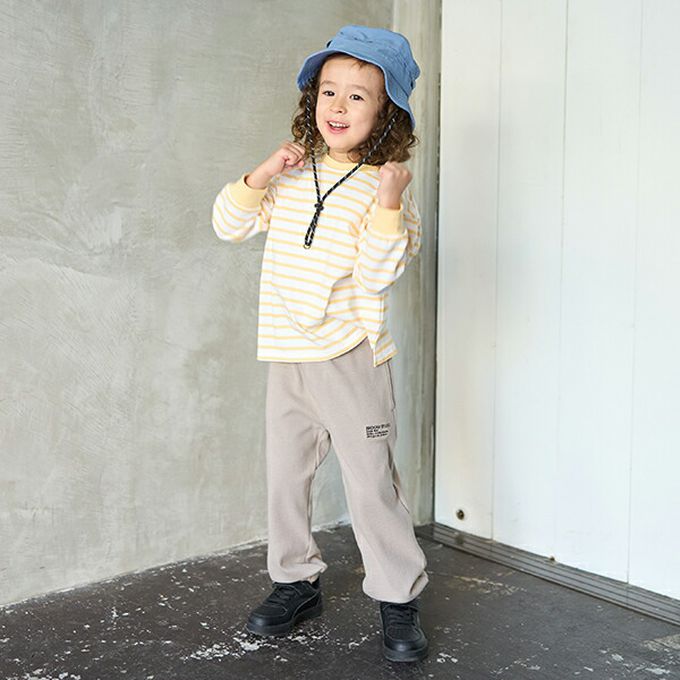 日本 b-ROOM - 彈性休閒素色運動風長褲-海軍藍