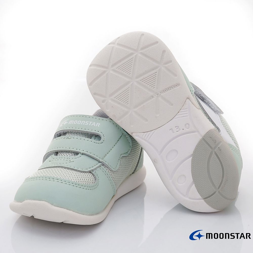 Moonstar日本月星 - 月星機能寶寶學步款(寶寶段)綠-學步鞋-綠