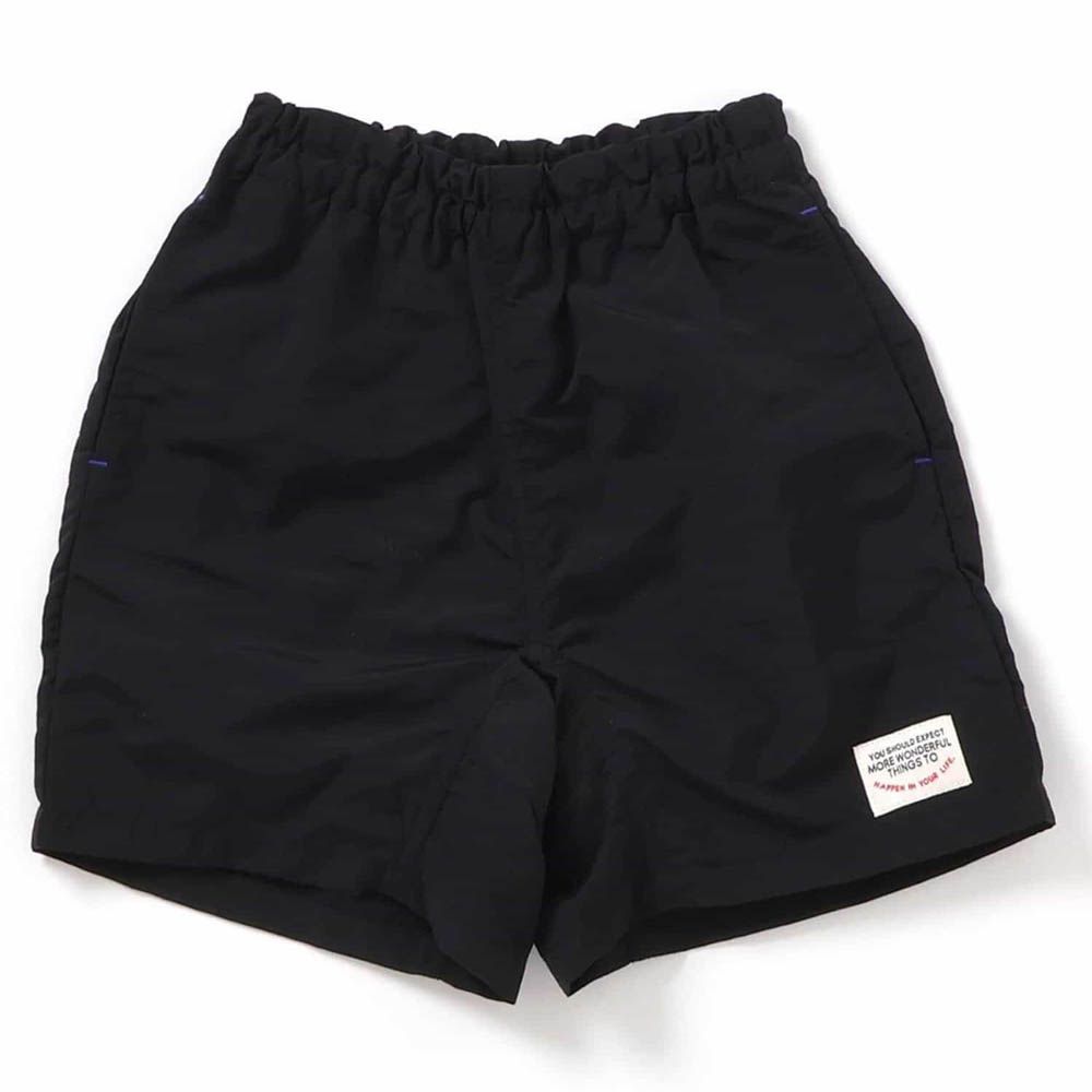 水陸二用 繽紛色短褲(4分丈)-黑