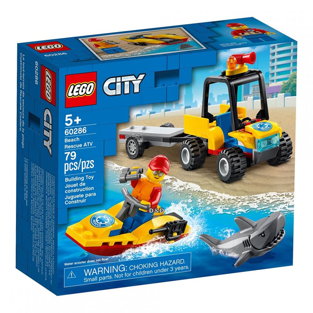 樂高 LEGO - 樂高積木 LEGO《 LT60286 》City 城市系列 - 海灘救援 ATV-79pcs