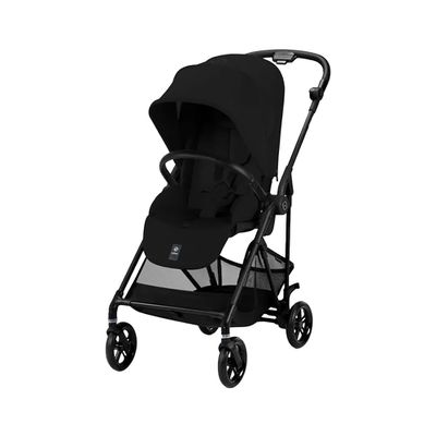德國 Cybex - Melio 雙向嬰兒推車(含新生兒座墊組)-超輕量碳纖維  2025日本限定款-墨石黑