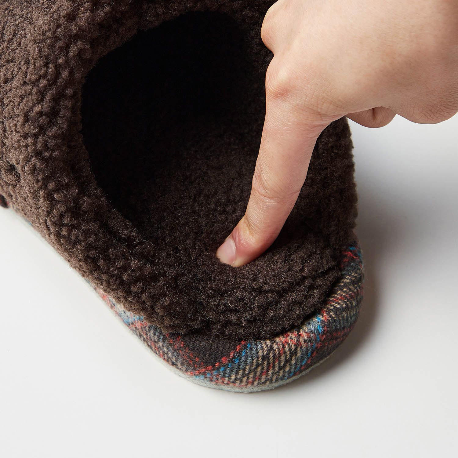 日本千趣會 - 迪士尼 刷毛保暖室內拖鞋-米妮捧臉-粉紅