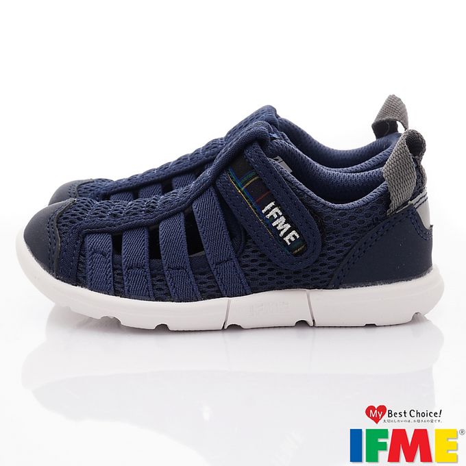 日本IFME - 水涼機能童鞋-IF20-341711軍藍(中小童段)-水涼鞋-軍藍