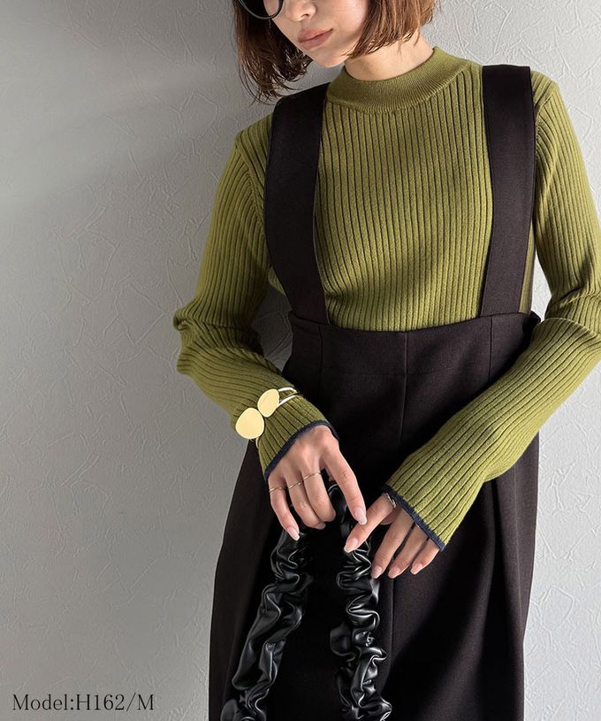 日本 Classical Elf - 優雅俐落工裝風高腰連身褲-摩卡