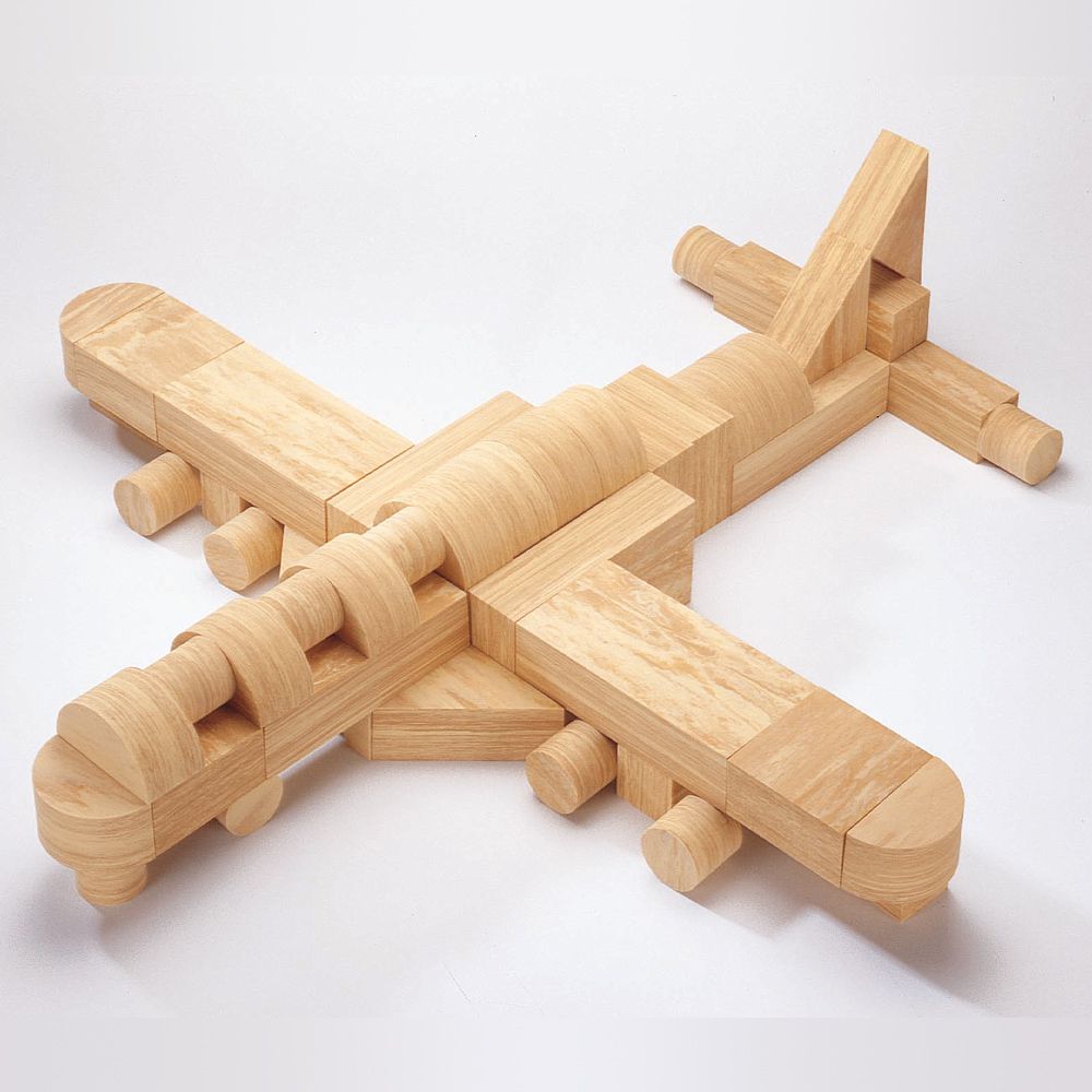 Weplay - 軟質木紋積木-152件-厚4cm