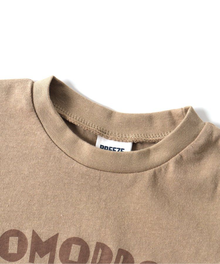 日本 BREEZE - 美式休閒風印花短袖上衣-GOOD DAY-檸檬黃