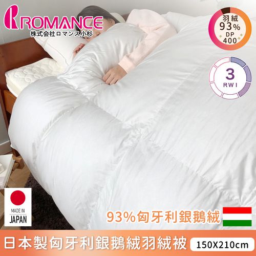 日本製匈牙利鵝絨羽絨被150x210cm