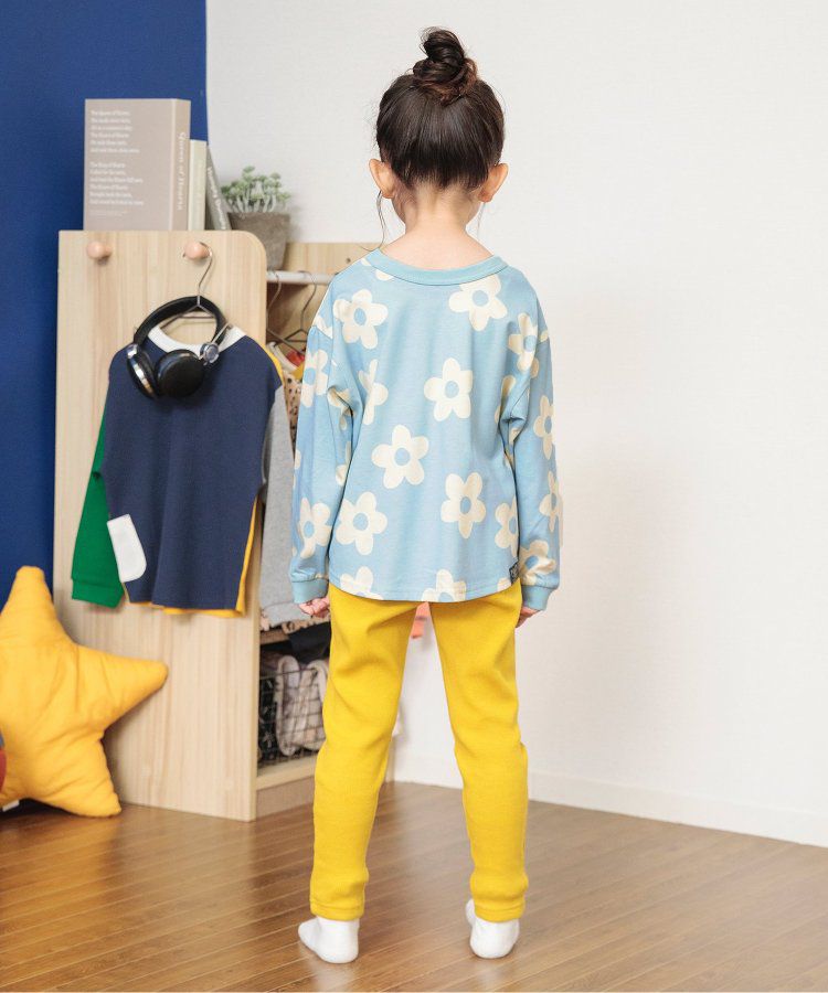 日本 BREEZE - 正反OK！圓領印花長袖上衣-棋盤格-彩色