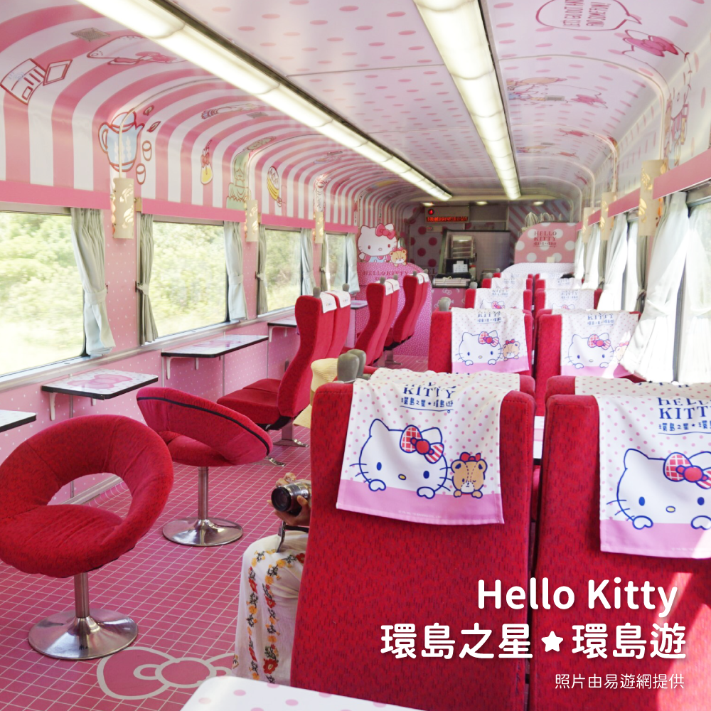 環島之星hello Kitty 繽紛列車 一票吃住玩到底 媽咪愛