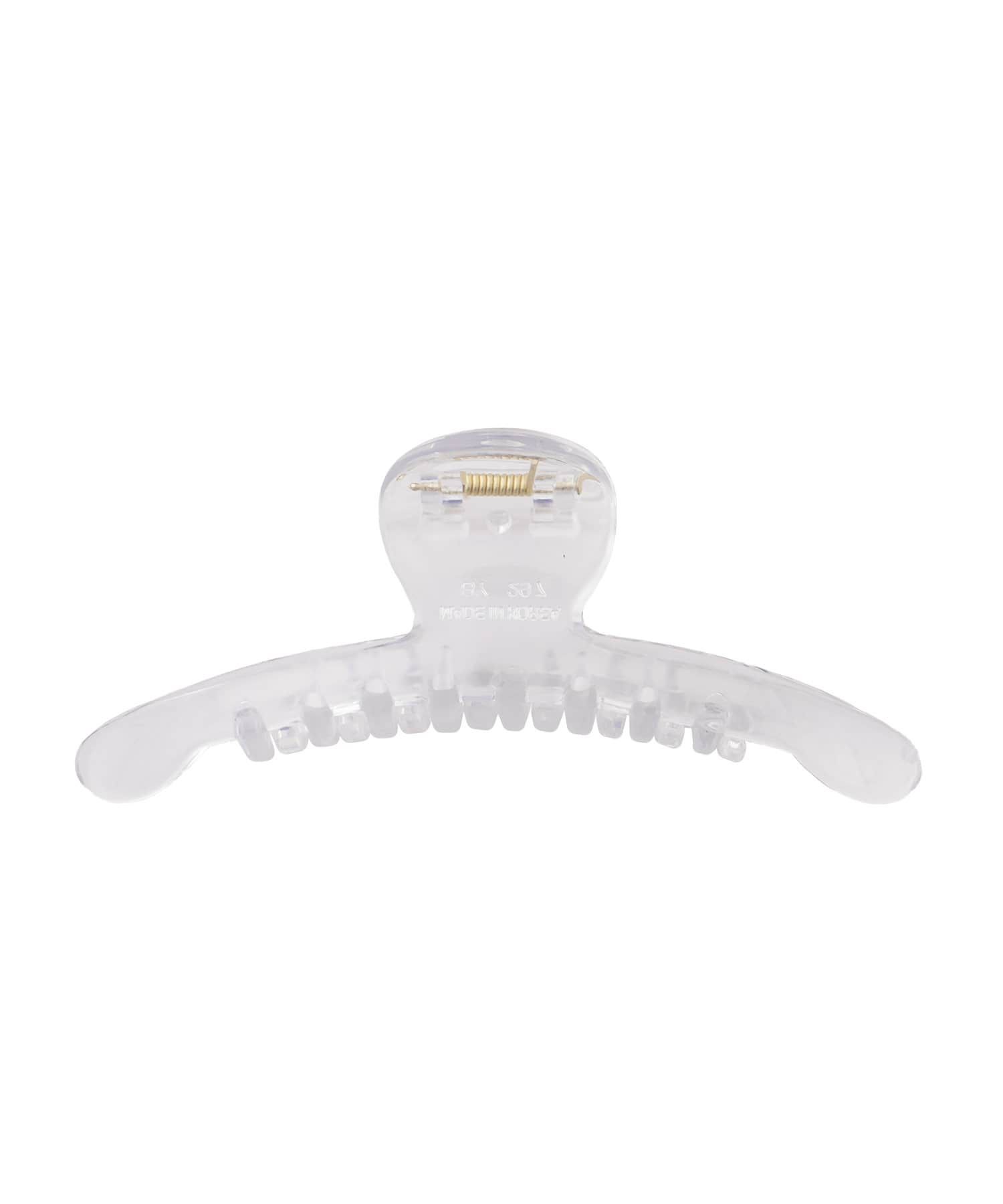 日本 Lattice - 透明感壓克力抓夾/鯊魚夾-肉桂棕