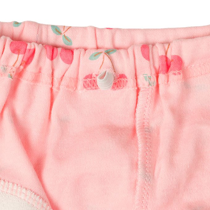 akachan honpo - 3層學習內褲2入組-櫻桃&人魚-粉紅色