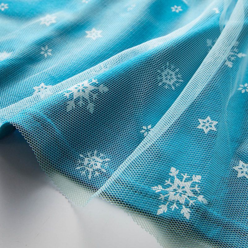 日本千趣會 - 公主圍裙式洋裝-卡通人物小美人魚-薄荷x粉紫