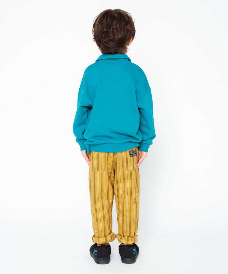 日本 BREEZE - 斜紋布保暖廚師褲-棋盤格-黑米