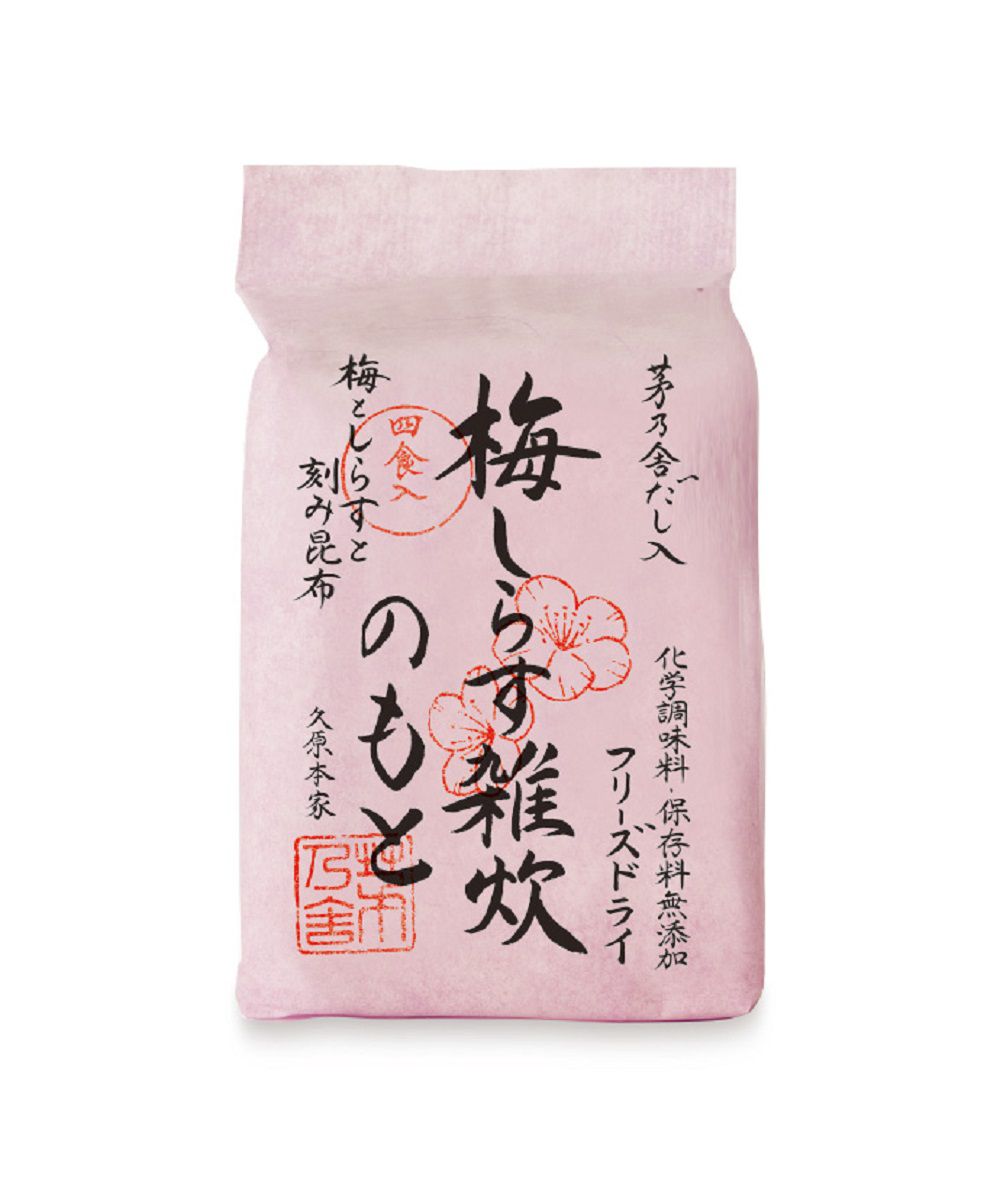 茅乃舍 梅香銀魚炊粥(飯)-6.7gx4袋/包