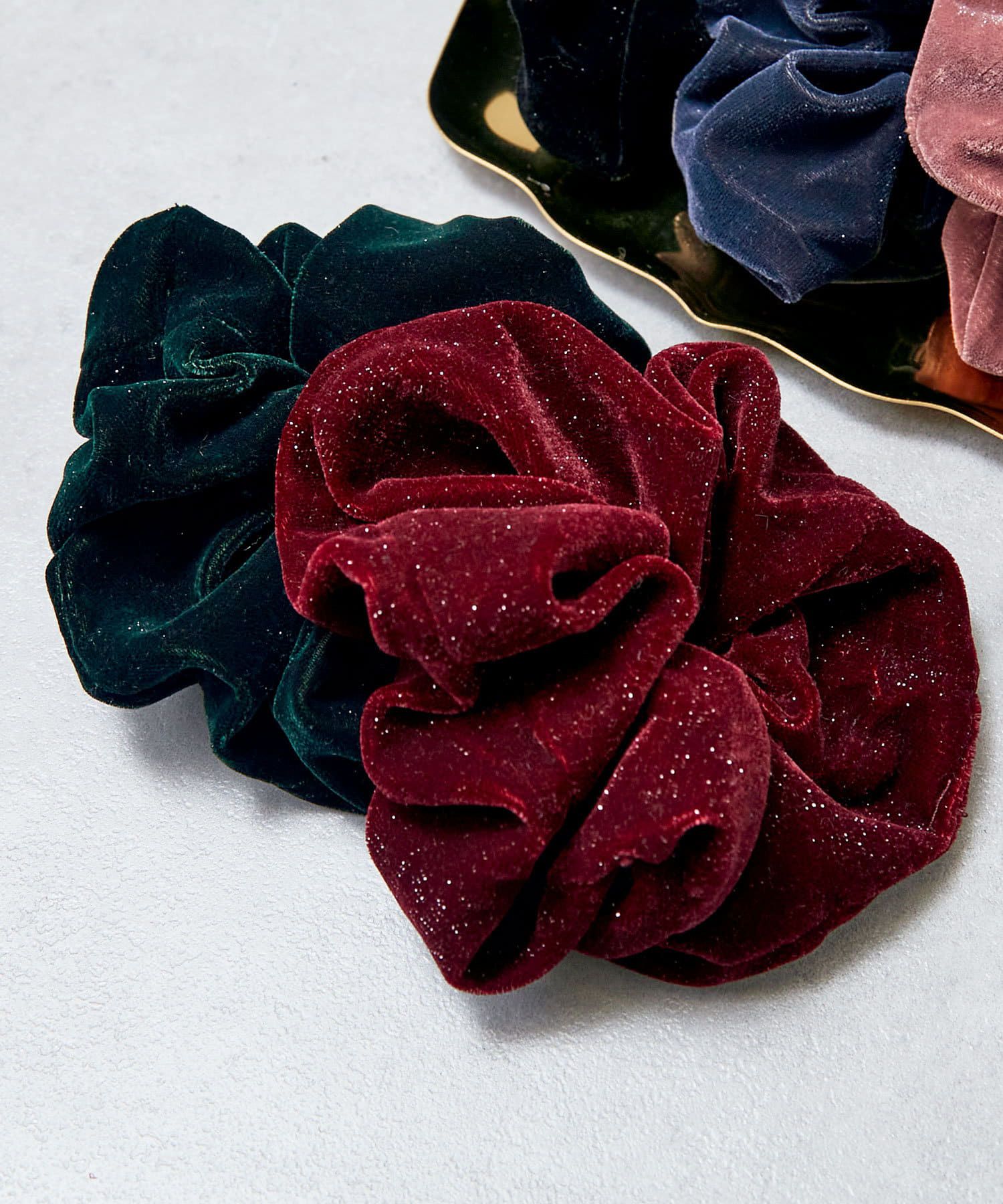 日本 Lattice - [推薦]低調閃亮份量感大腸圈-酒紅