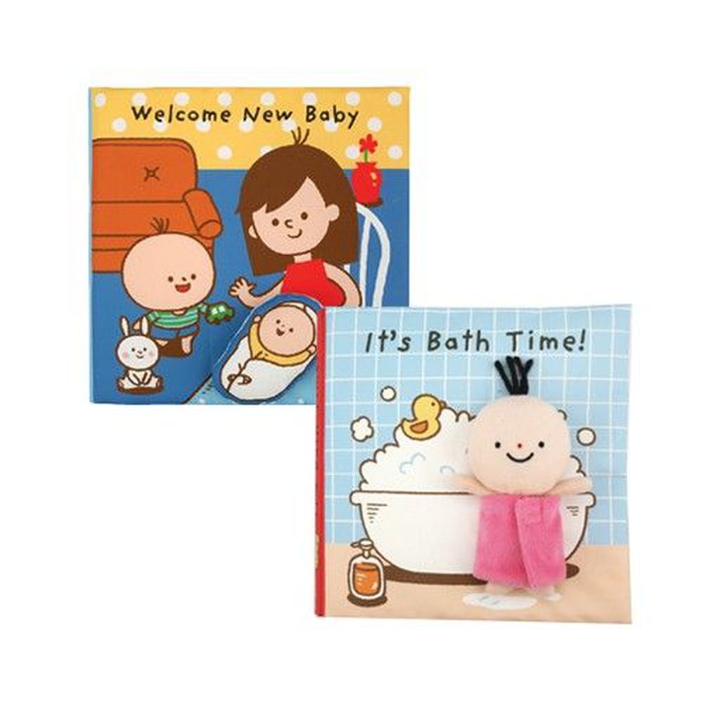 K's Kids - 布書兩入組-洗澡時間到囉！+迎接第二個寶貝！