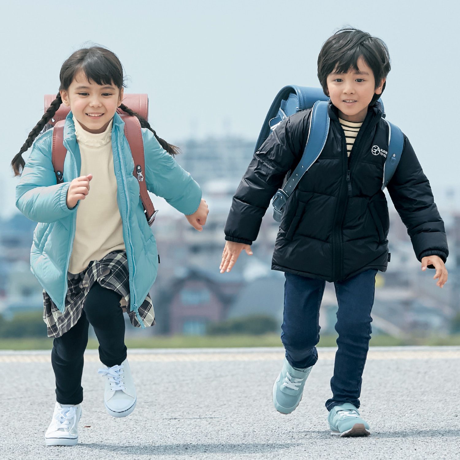 日本千趣會 - GITA 裏起毛長褲-深藍