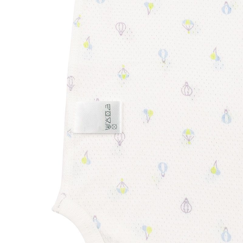 akachan honpo - 無袖套頭式包屁衣-淺藍色