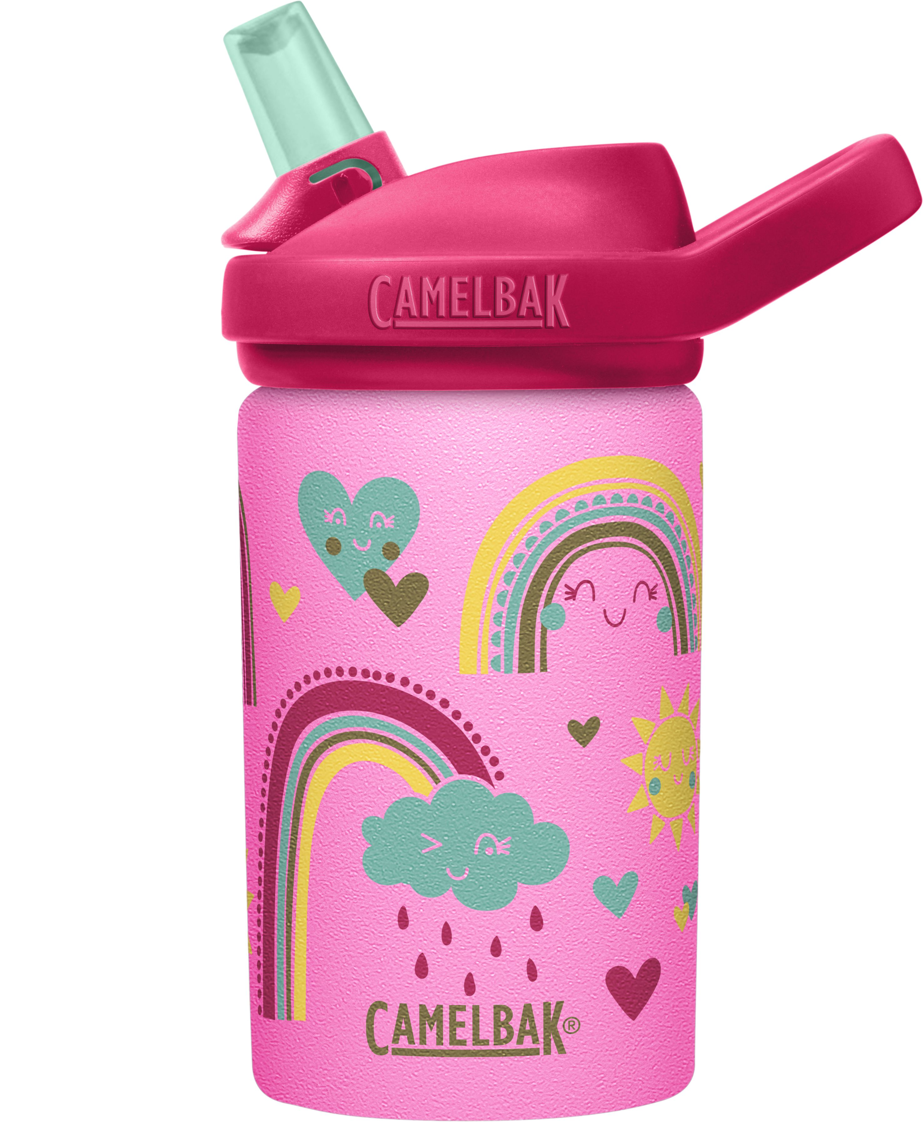 CamelBak - EDDY+ 兒童吸管單層不鏽鋼水瓶-魔幻彩虹-400ml