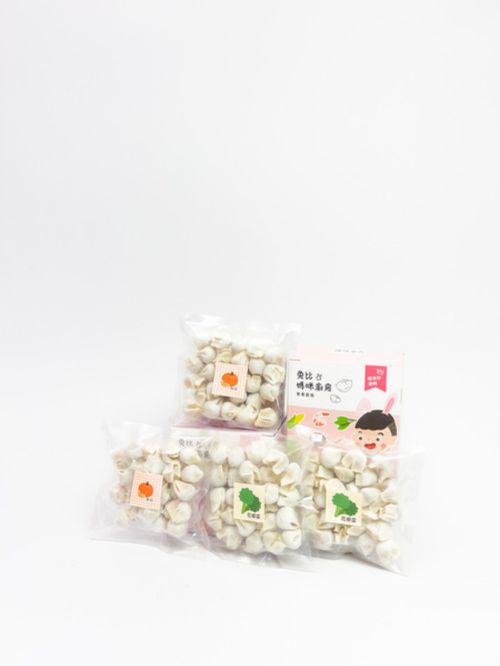 寶寶餛飩-綜合C ( 花椰菜50顆 + 南瓜50顆 )-共100顆