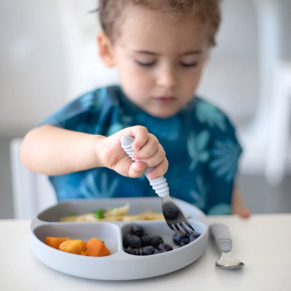 不鏽鋼湯叉組-灰色