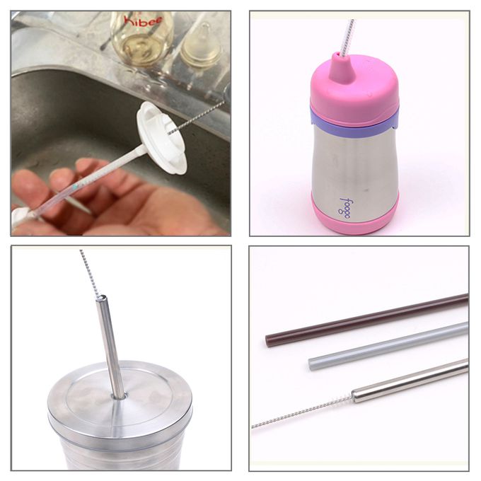 正韓 hibee - 極柔細各類水瓶/水壺/奶瓶 廚房萬用海綿刷+ 茶壺嘴刷+吸管刷-HTB001