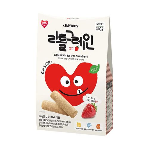 KEMY KIDS - 貪吃凱米 穀物小捲心-草莓(12M+)-40g
