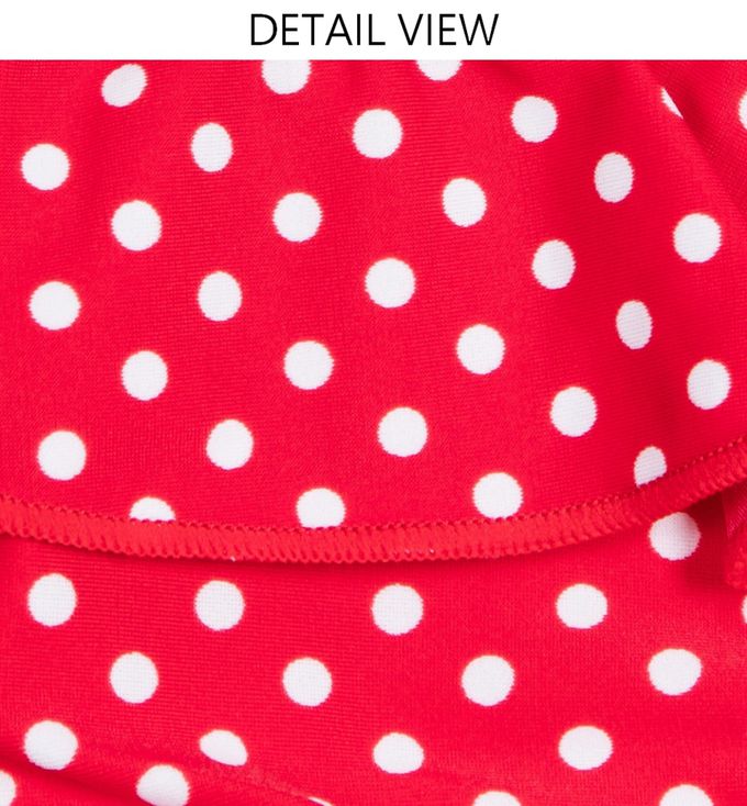 德國Playshoes - 抗UV防曬比基尼兩件組兒童泳裝-復古波點