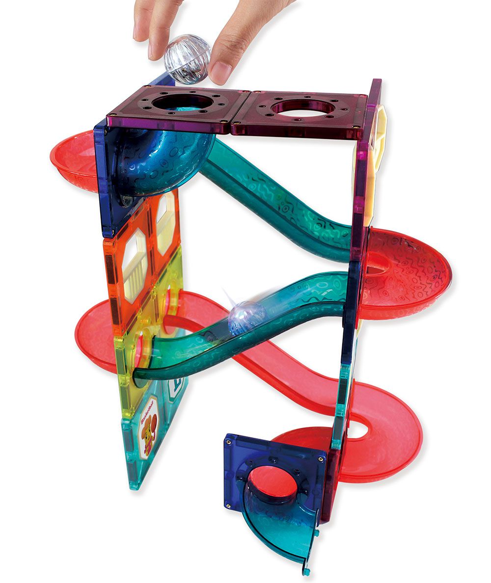 風車圖書 - 極速滾球百變滑道-FOOD超人創意磁力片