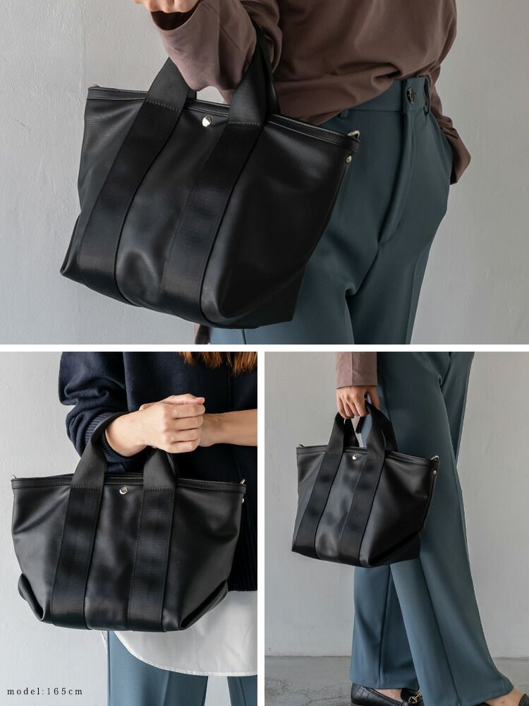 日本代購 - [樂天NO.1] 簡約百搭托特包-淺灰棕 (23x36x19cm)