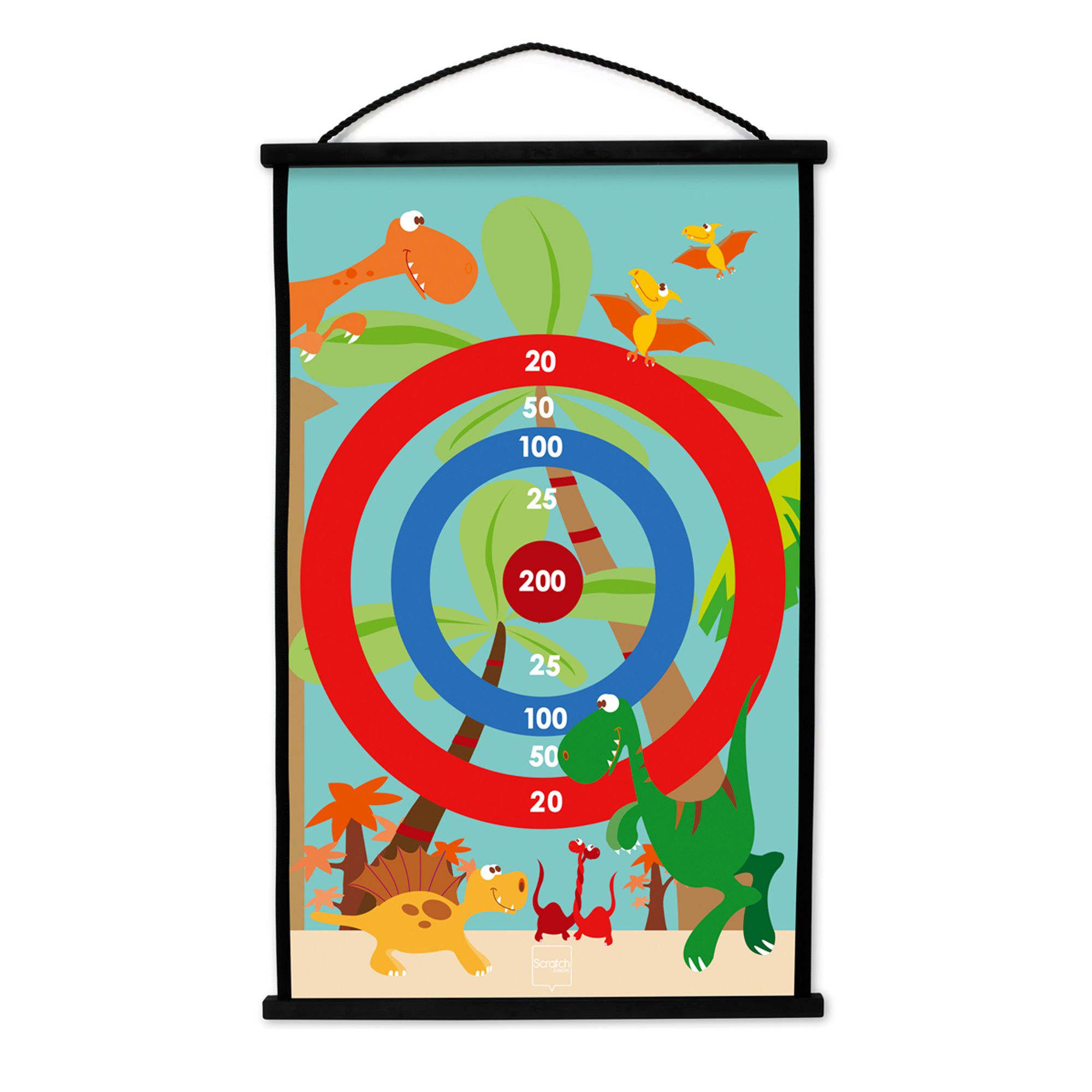 比利時 Scratch - 吸盤飛鏢-恐龍世界