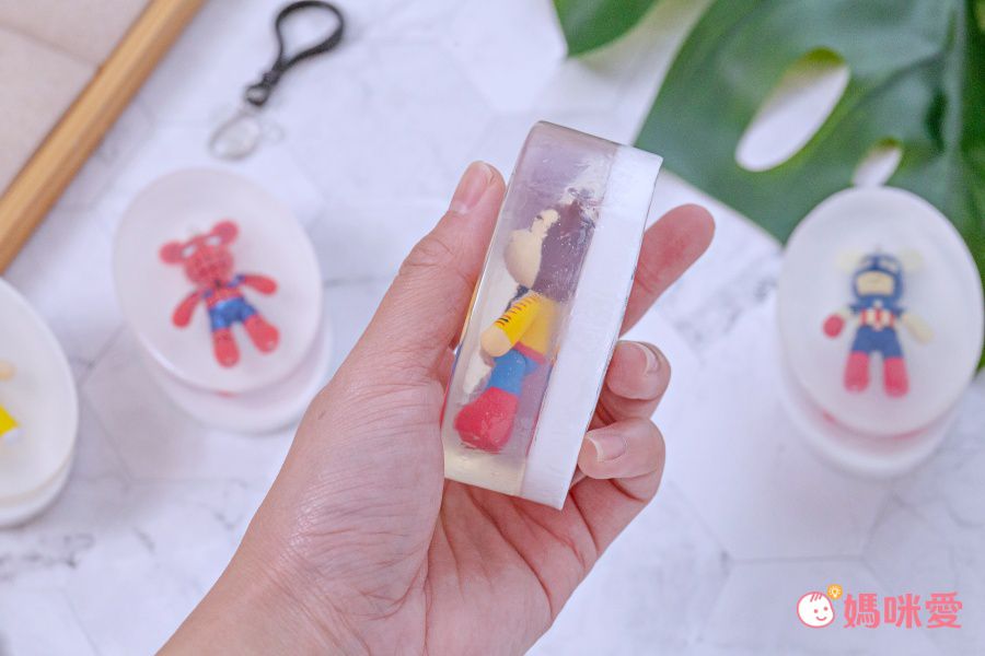 韓國手工立體公仔香皂-馬力歐熊 (5.5X8X2.8cm)