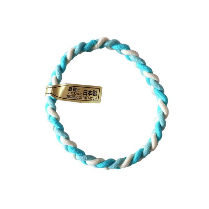 日本 Melody Accessory - 日本製 專利耐用麻花編織髮圈(5入組)-紫