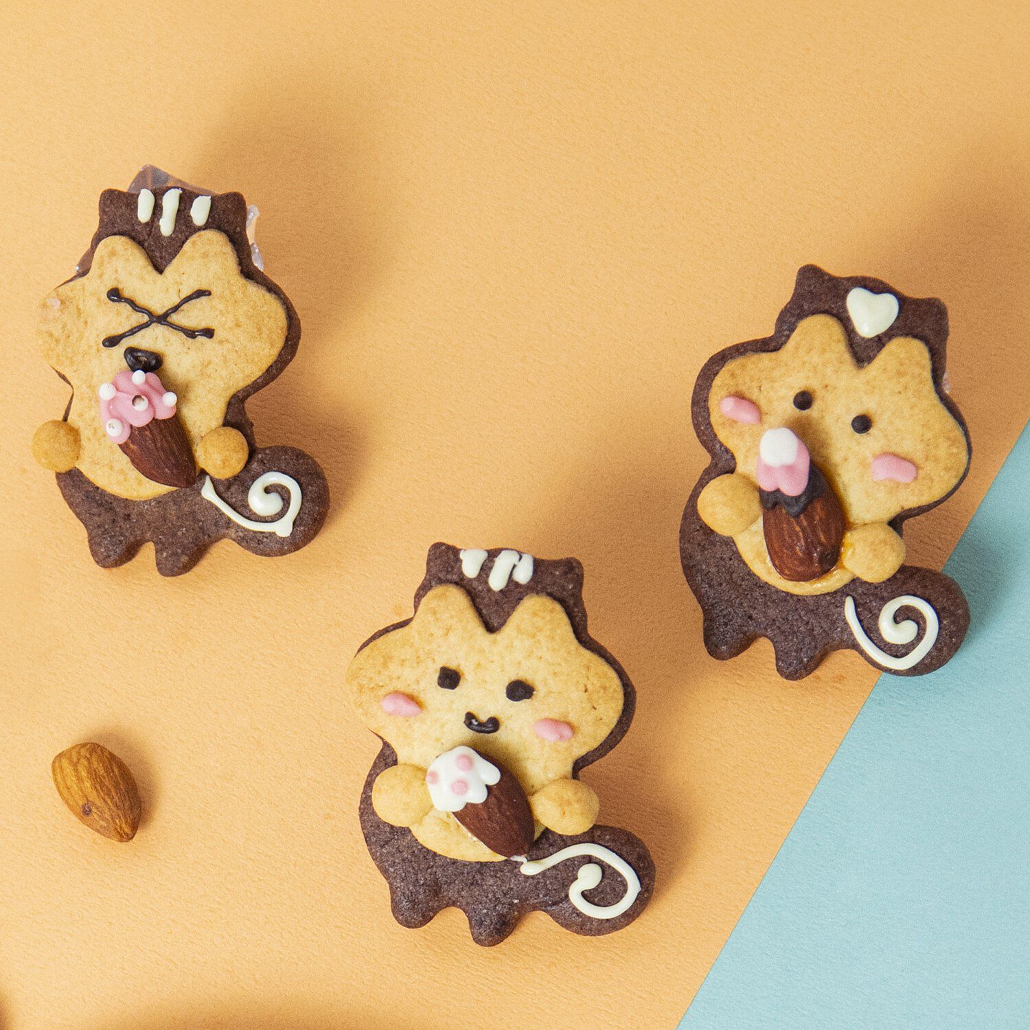 自己做烘焙聚樂部 - 松鼠抱杏仁餅乾【常溫】