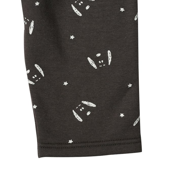 akachan honpo - 長袖家居服-史努比大臉-灰色