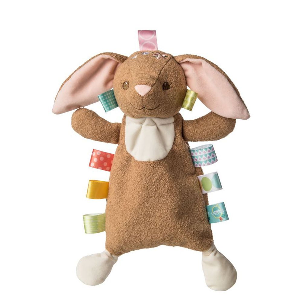美國 MaryMeyer 蜜兒 - 標籤玩偶安撫巾-小麥兔