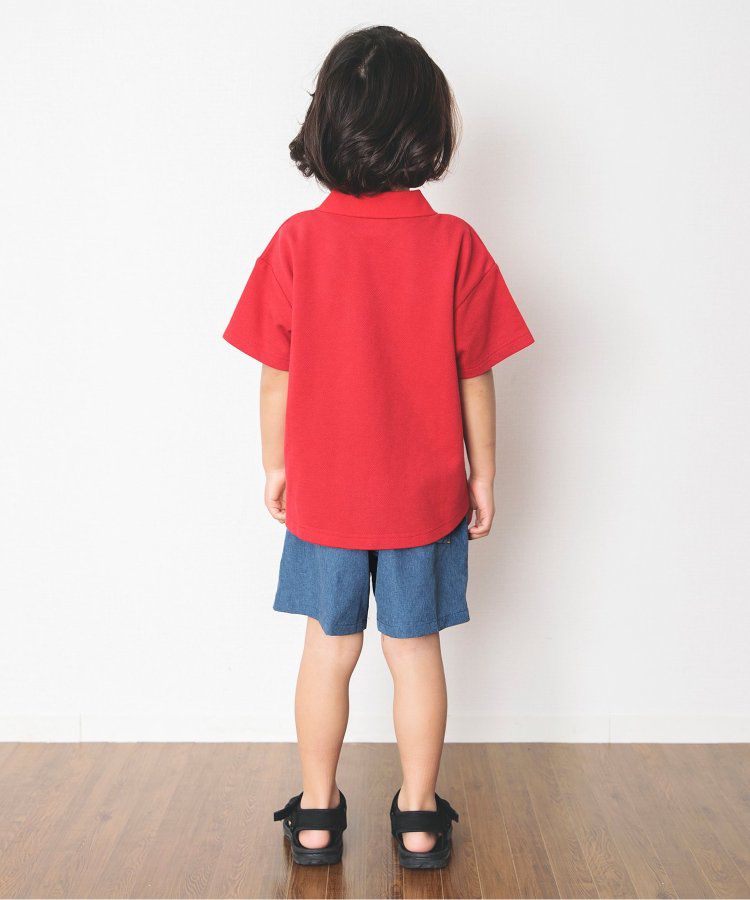 日本 BREEZE - 水陸二用百搭logo裝飾短褲-寶石綠